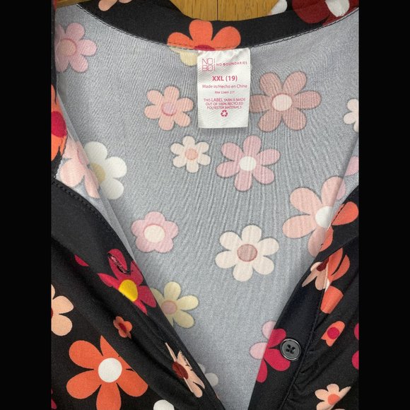 No Boundaries Bodycon Floral Dress Size XXL - Picture 2 of 4